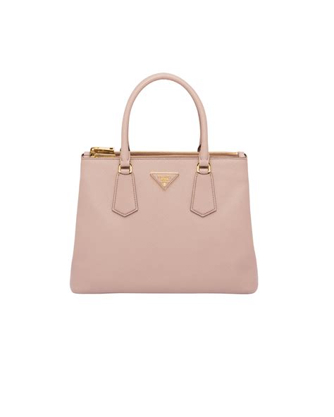 Powder Pink Medium Prada Galleria Saffiano Leather 